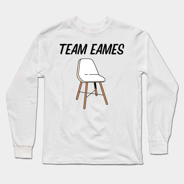 Team Eames Mid Century Modern Architect Long Sleeve T-Shirt by A.P.